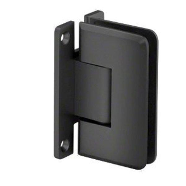 Matte Black Plymouth Series Wall Mount 'H' Back Plate Hinge, Cr Laurence, Mfr#: PLY037MBL